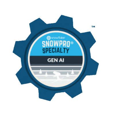 Snowflake SnowPro Specialty Gen AI Certification